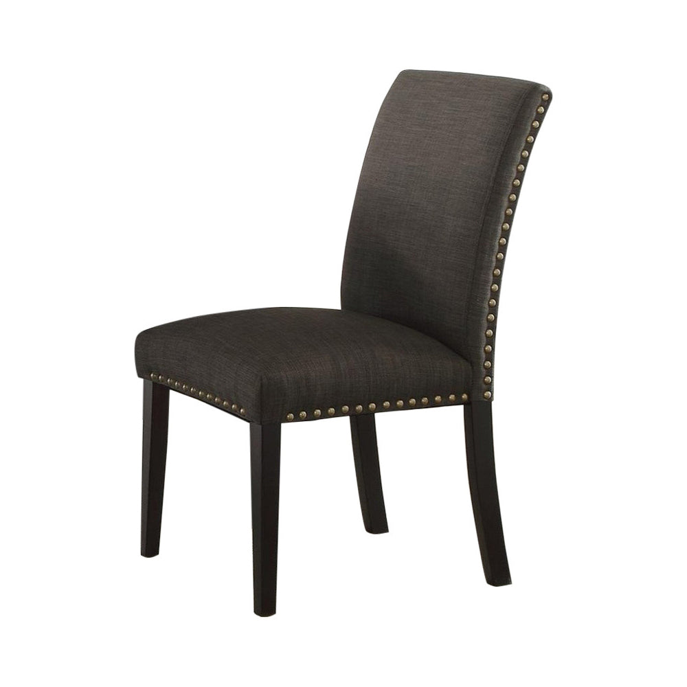 Set Of Two Wooden Frame Dining Chair, Ash Black  By Benzara | Dining Chairs |  Modishstore 