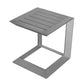 Aluminum Side Table, Silver  By Benzara | Side Tables |  Modishstore 