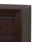 Chic Side Nightstand, Dark Cocoa Brown By Benzara | Nightstands |  Modishstore  - 2
