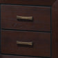Chic Side Nightstand, Dark Cocoa Brown By Benzara | Nightstands |  Modishstore  - 5