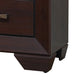 Chic Side Nightstand, Dark Cocoa Brown By Benzara | Nightstands |  Modishstore  - 3