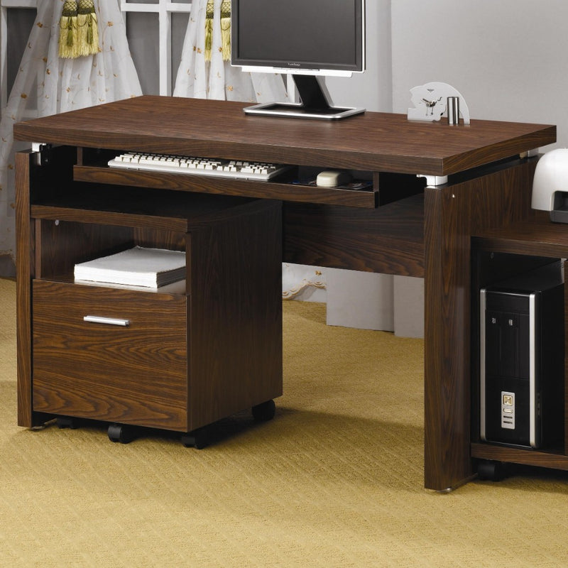 Computer Desk, Brown  By Benzara | Desks |  Modishstore 