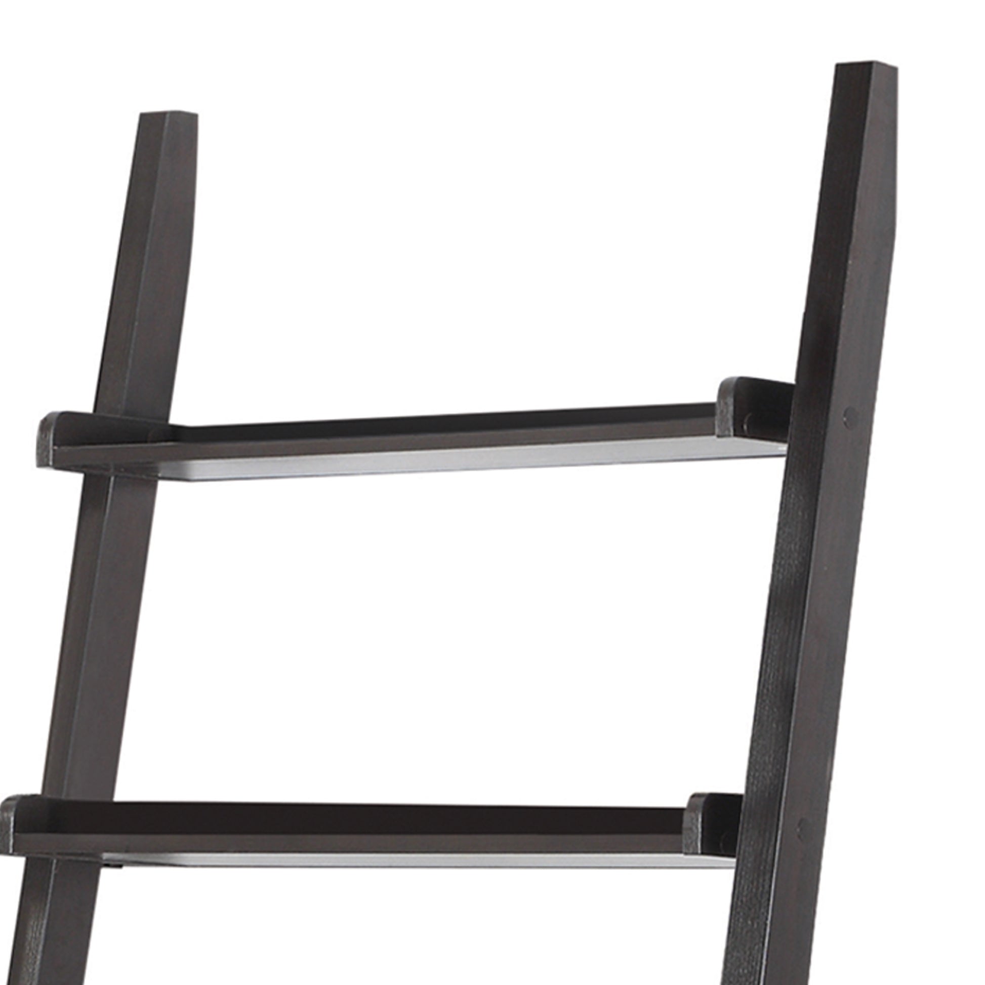 Ladder Desk With One Drawer, Cappuccino  By Benzara | Desks |  Modishstore  - 4