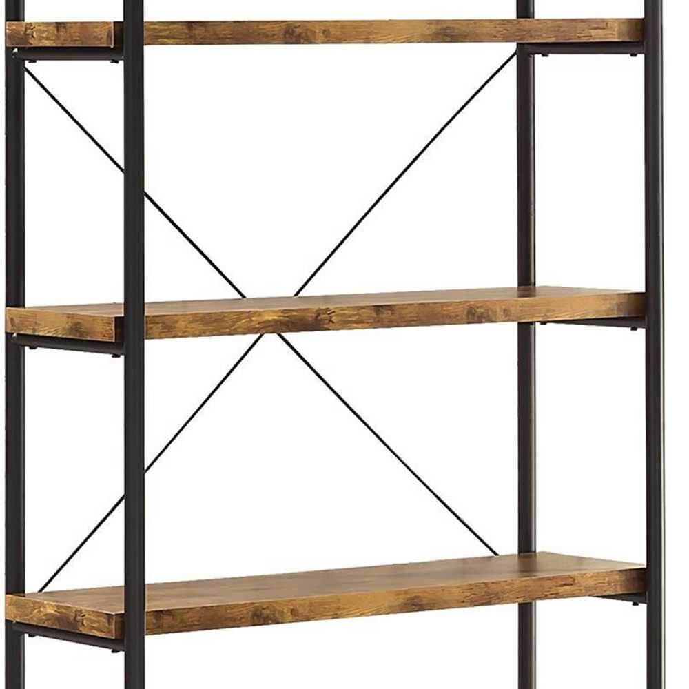 Bookcase With 4 Open Shelves  By Benzara | Bookcases |  Modishstore  - 5