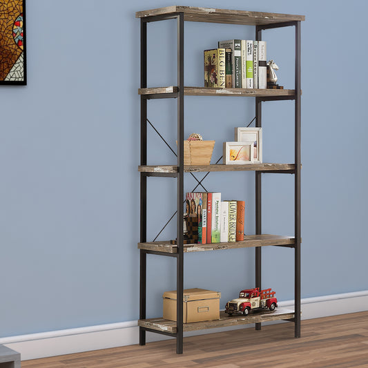 Bookcase With 4 Open Shelves By Benzara | Bookcases |  Modishstore 