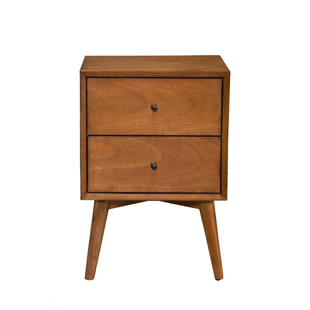 Mahogany Wood Nightstand By Benzara | Nightstands |  Modishstore 