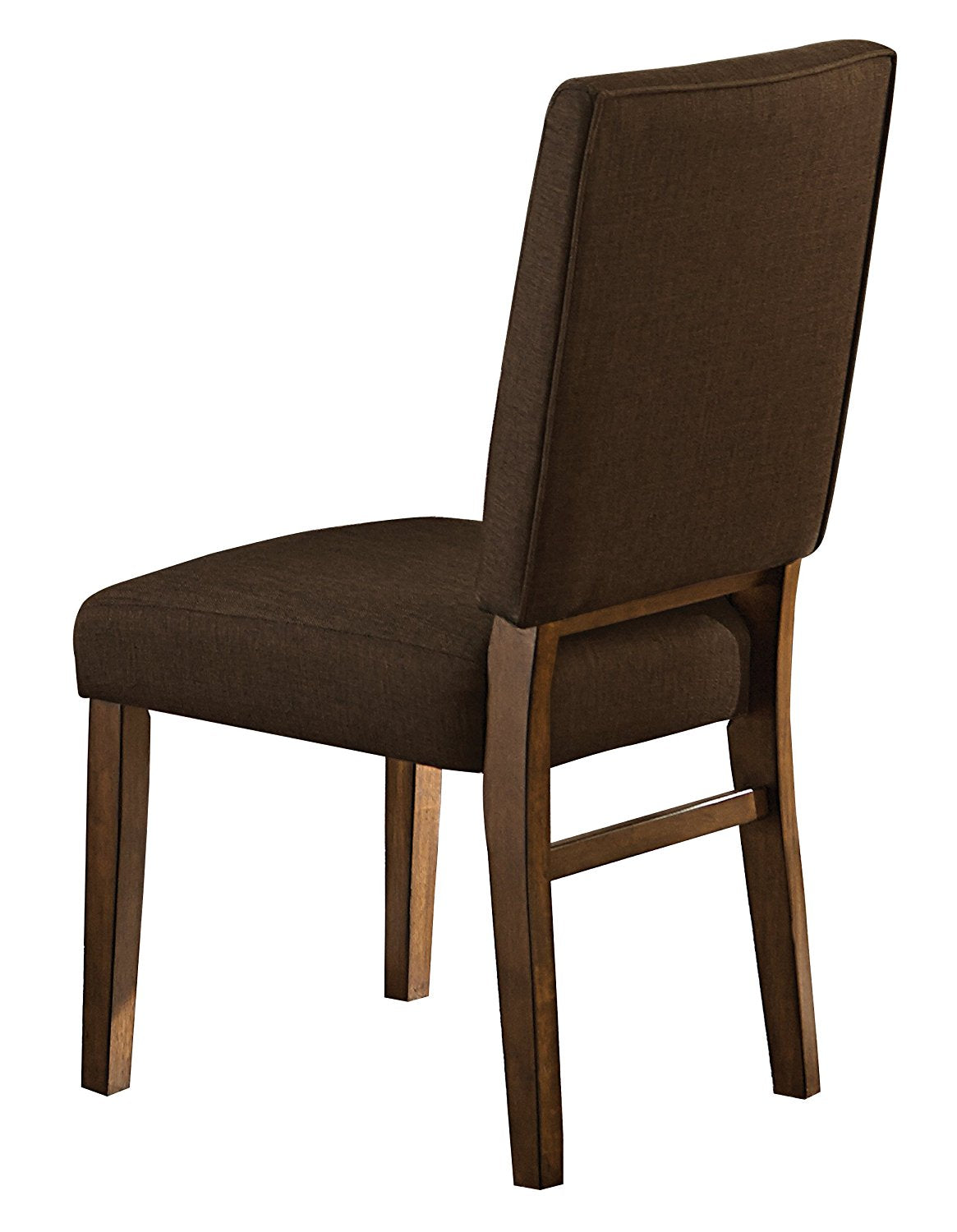Wood & Fabric Dining Side Chair With Comfortable Padding, Set Of 2 By Benzara | Dining Chairs | Modishstore - 2