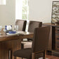 Wood & Fabric Dining Side Chair With Comfortable Padding, Set Of 2 By Benzara | Dining Chairs | Modishstore