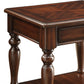 Wooden End Table With 1 Drawer And 1 Bottom Shelf, Walnut Brown By Benzara | End Tables | Modishstore - 4