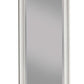 Full Length Leaner Mirror With A Rectangular Polystyrene Frame, White By Benzara | Mirrors |  Modishstore  - 3