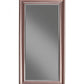 Full Length Leaner Mirror With A Rectangular Polystyrene Frame, Rose Gold By Benzara | Mirrors |  Modishstore  - 2