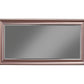 Full Length Leaner Mirror With A Rectangular Polystyrene Frame, Rose Gold By Benzara | Mirrors |  Modishstore  - 3