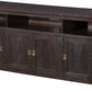 Wooden Tv Stand With 3 Shelves And Cabinets, Espresso Brown  By Benzara | TV Stands |  Modishstore  - 2
