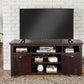 Wooden Tv Stand With 3 Shelves And Cabinets, Espresso Brown  By Benzara | TV Stands |  Modishstore  - 4