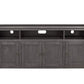 Wooden Tv Stand With 3 Shelves And Cabinets, Gray  By Benzara | TV Stands |  Modishstore 