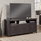 Wooden Tv Stand With 3 Shelves And Cabinets, Gray  By Benzara | TV Stands |  Modishstore  - 5