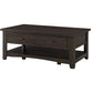 Wooden Coffee Table With Two Drawers, Espresso Brown By Benzara | Coffee Tables |  Modishstore 