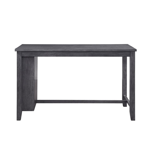 Wooden Counter Height Dining Table With Storage, Gray By Benzara | Dining Tables |  Modishstore 