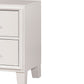 Transitional Solid Wood Night Stand With Drawers, White By Benzara | Nightstands |  Modishstore  - 4
