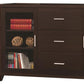 Modern & Minimal Style Tv Console With Multi Shelves & Drawers, Cappuccino Brown  By Benzara | TV Stands |  Modishstore  - 3