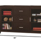 Modern & Minimal Style Tv Console With Multi Shelves & Drawers, Cappuccino Brown  By Benzara | TV Stands |  Modishstore  - 6
