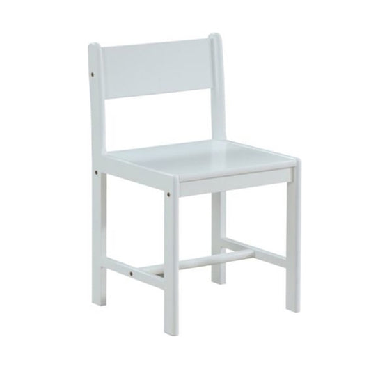 Low Rise Wooden Side Chair In White Finish By Benzara | Accent Chairs |  Modishstore 