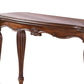 Wooden Sofa Table With Carved Details, Cherry Brown By Benzara | Lounge Chairs |  Modishstore  - 4