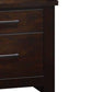 Wooden Nightstand With Two Drawers, Mahogany Brown By Benzara | Nightstands |  Modishstore  - 2