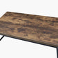 Metal Framed Coffee Table With Wooden Top, Weathered Oak Brown And Black By Benzara | Coffee Tables |  Modishstore  - 4