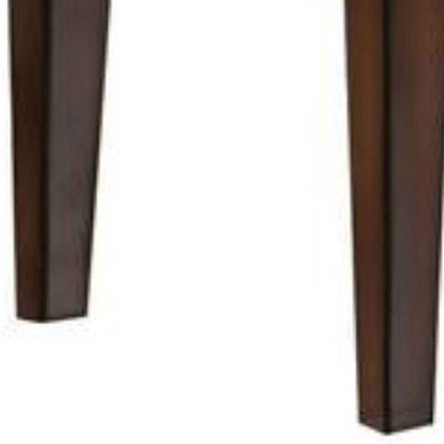 22.5 Inch Wood End Table With Beveled Tapered Legs, Brown By Benzara | End Tables |  Modishstore  - 3