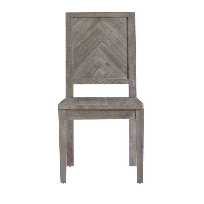 Wooden Side Chair With Fabric Upholstered Seat, Brown By Benzara | Dining Chairs |  Modishstore 