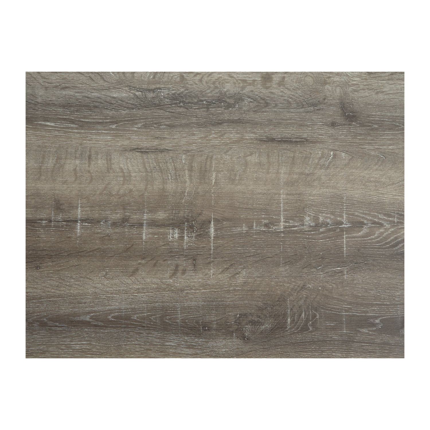 Wooden Table Set With Sturdy Metal Base, Set Of Three, Gray And Brown By Benzara | Accent Tables | Modishstore - 4