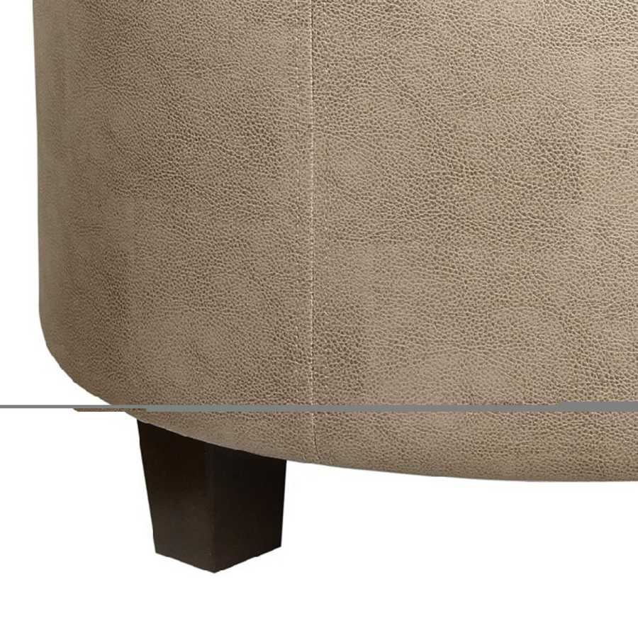 Faux Leather Upholstered Wooden Ottoman With Lift Off Lid Storage, Brown By Benzara | Ottomans |  Modishstore  - 4