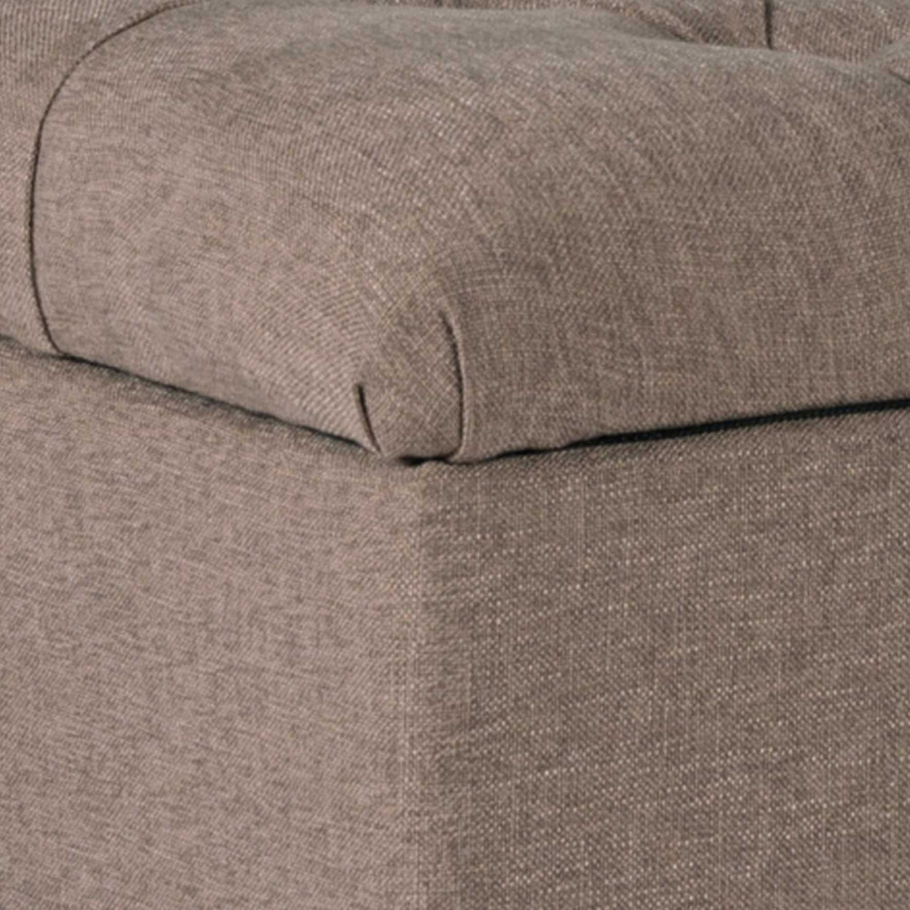 Textured Fabric Upholstered Tufted Wooden Bench With Hinged Storage, Brown By Benzara | Benches |  Modishstore  - 3