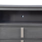 Transitional Style Wooden Media Chest With Two Drawers And One Open Shelf, Gray By Benzara | Cabinets | Modishstore - 3