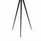 Height Adjustable Metal Tripod Floor Lamp With Fabric Shade, White And Black By Benzara | Floor Lamps |  Modishstore  - 3