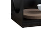 Wooden Pet End Table With Flat Base And Cutout Design On Sides, Black By Benzara | Side Tables |  Modishstore  - 3