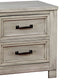 Transitional 2 Drawer Wooden Nightstand With Molded Trim,Antique White By Benzara | Nightstands | Modishstore - 4