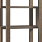 5 Shelf Open Design Wooden Bookcase With Zig Zag Design, Brown By Benzara | Bookcases | Modishstore - 3