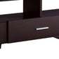 Modern Style Tv Stand With 2 Open Shelves And 2 Side Shelves, Brown By Benzara | Cabinets |  Modishstore  - 2