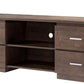 Transitional Wooden Tv Stand With 2 Open Shelves And 4 Drawers, Brown By Benzara | Cabinets |  Modishstore  - 2