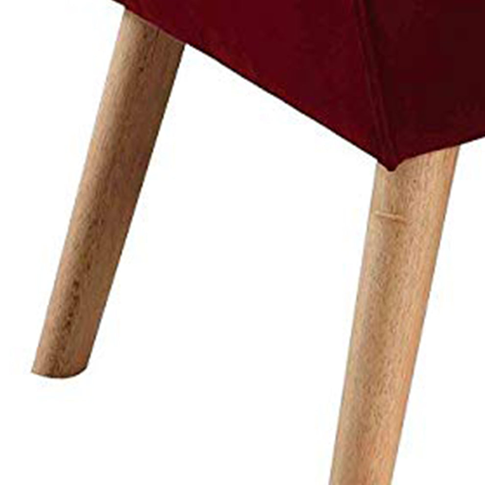 Button Tufted Wooden Storage Bench With Pillow And Blanket, Red By Benzara | Benches |  Modishstore  - 5