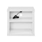 Metal Nightstand With 2 Open Compartment And Usb Port, White By Benzara | Nightstands |  Modishstore  - 5