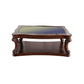 Traditional Coffee Table With Cabriole Legs And Wooden Carving, Brown By Benzara | Coffee Tables |  Modishstore 