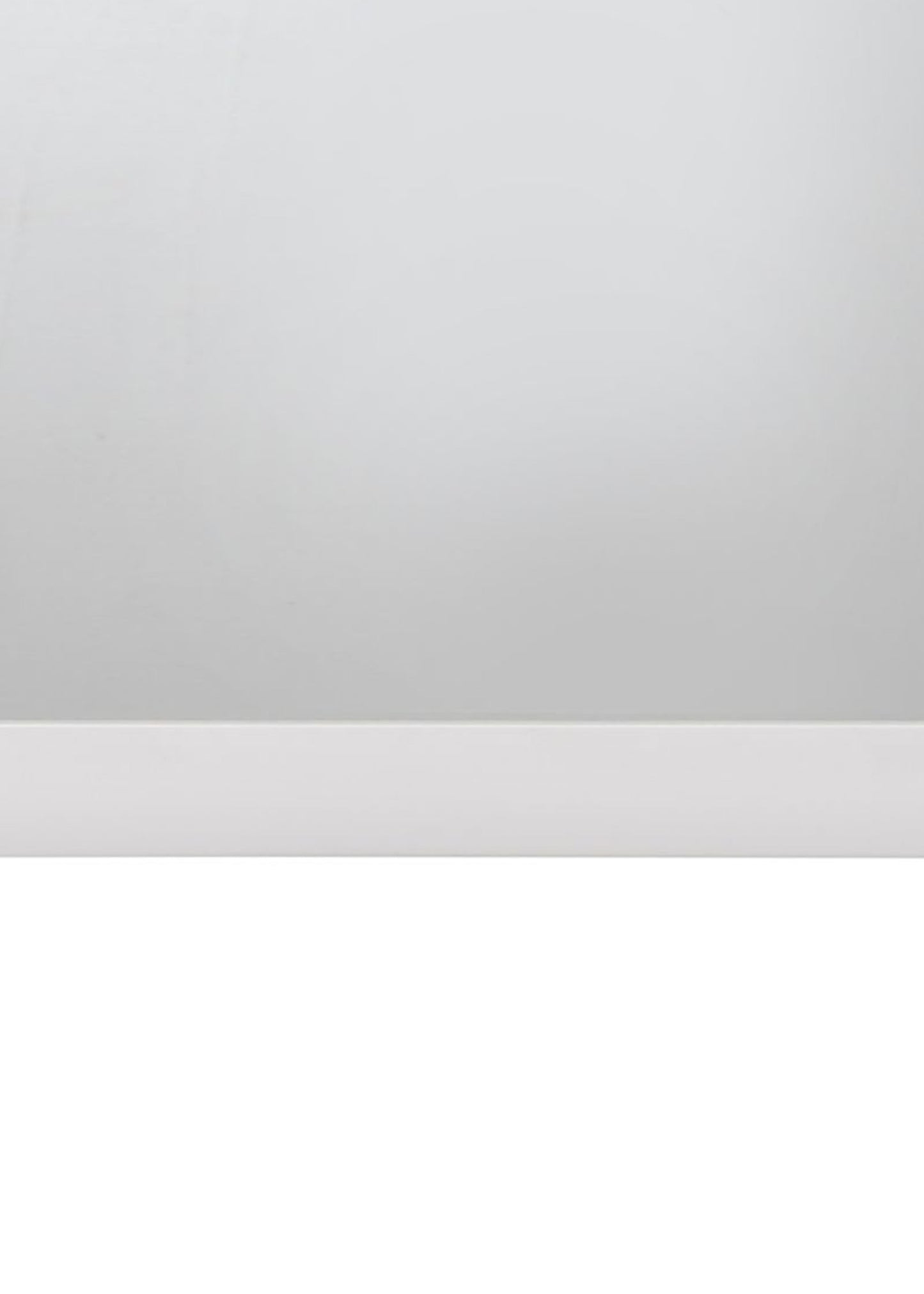 Wooden Framed Mirror With Rectangular Shape, Silver And White By Benzara | Mirrors |  Modishstore  - 4