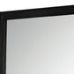 Transitional Style Mirror With Raised Wooden Frame, Black And Silver By Benzara | Mirrors |  Modishstore  - 4