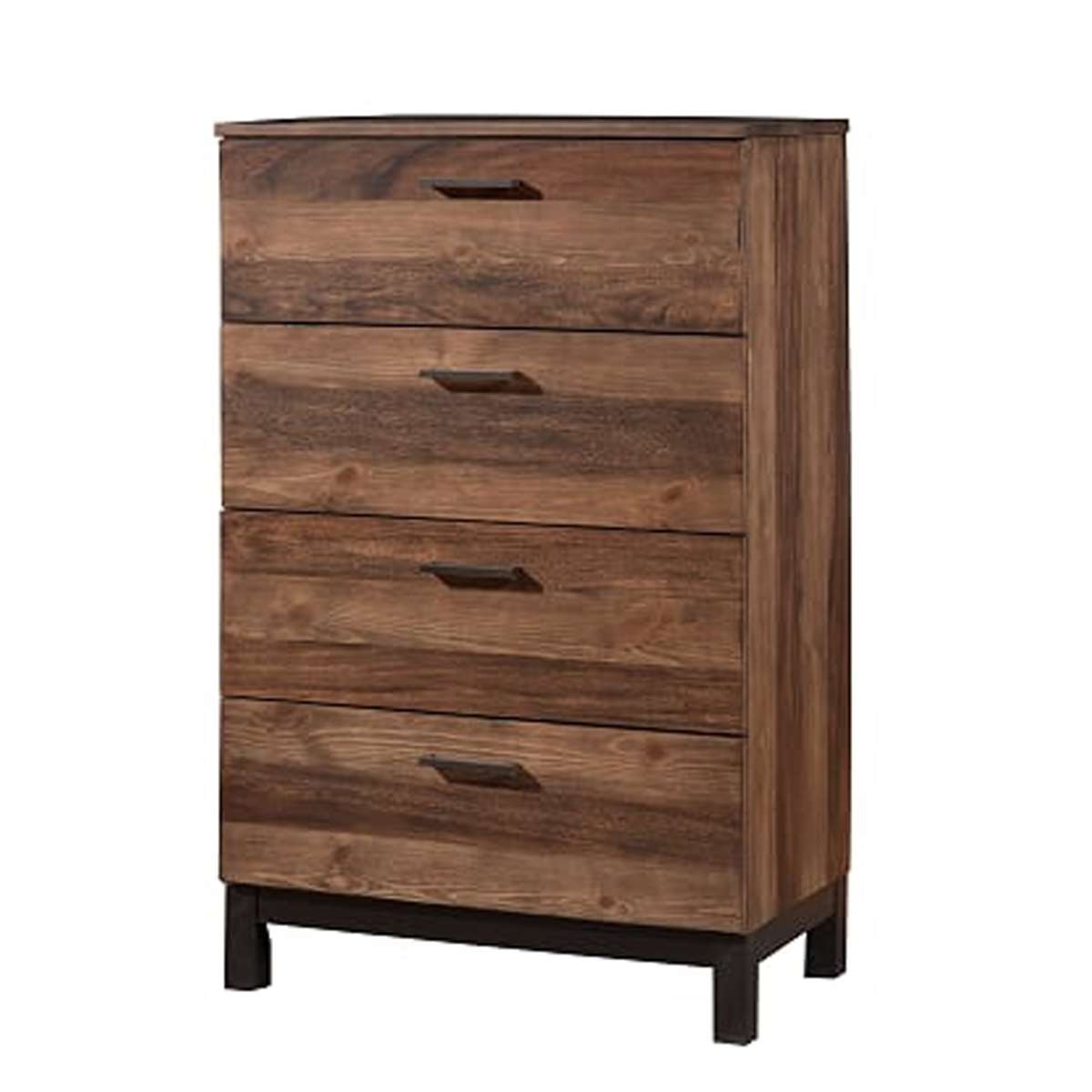 Transitional Style Wooden Chest With 4 Drawers, Large, Brown By Benzara | Drawers |  Modishstore  - 2