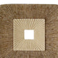 Square Sandstone Wall Decor With Ribbed Details, Small, Brown And Beige By Benzara | Wall Decor |  Modishstore  - 5