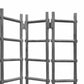 Contemporary 3 Panel Wooden Screen With Ladder Design, Gray By Benzara | Room Divider |  Modishstore  - 2