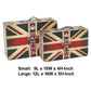 Suitcase With Union Jack Print Canvas Upholstery, Multicolor, Set Of 2 By Benzara | Decorative Boxes |  Modishstore  - 2